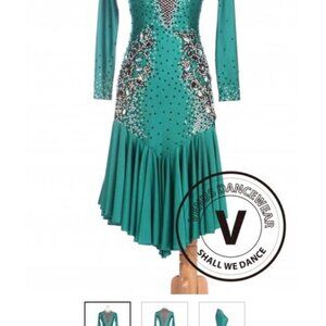 Green Rhythm Competition Dress